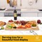 JumblWare Bamboo Cutting Board, 18x24" Large Wooden Chopping Block Tray with Handles
